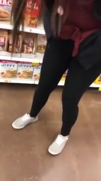 Click to play video Teen pisses herself in store
