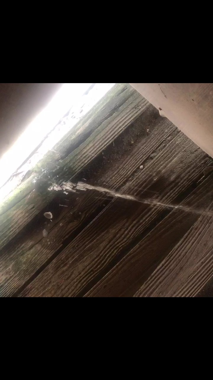 Click to play video Peeing in the public showers!