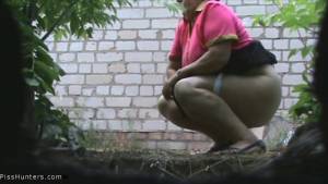 Click to play video Mature ladies pissing on the toilet and outdoors