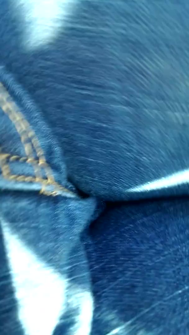 Click to play video Woman in jeans curses, cannot hold her pee, wets seat