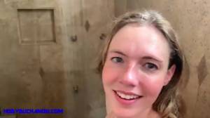 Click to play video Rebel Rhyder drinks piss in shower room