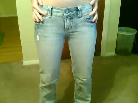 Click to play video Pissing in jeans