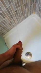 Click to play video Pissing in the shower - video 14