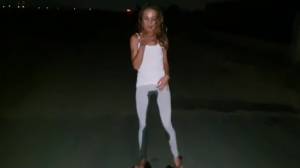 Click to play video Pee leggings outdoor