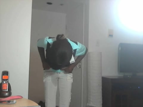 Click to play video Ebony girl pee pants