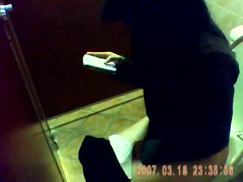 Click to play video Korean girl pissing in toilet