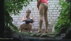 Click to play video More girls pissing outdoors for you - video 2
