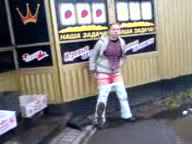 Click to play video Wasted Russian girl caught pissing in public outside a store - pissing porn at ThisVid tube