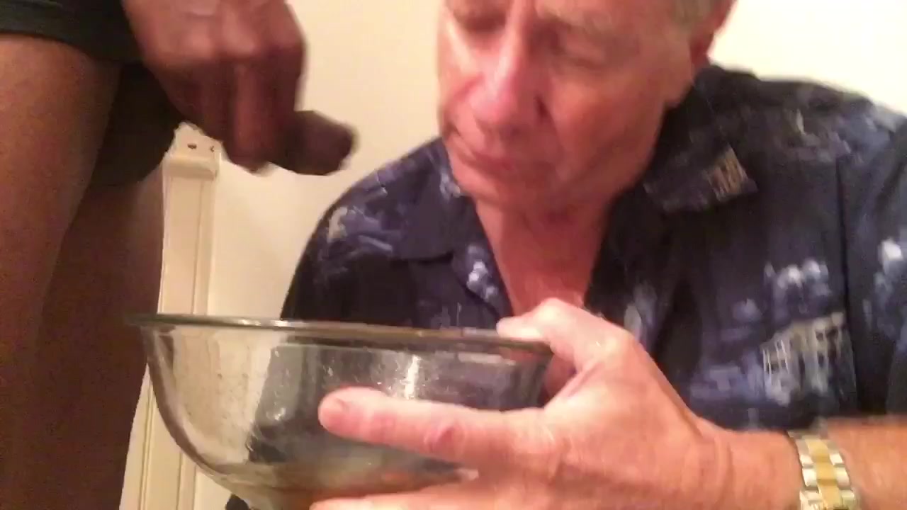 Click to play video Faggot Stewart drinks black man’s piss
