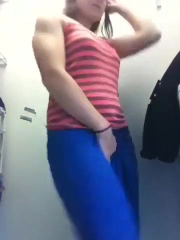 Click to play video Frantic Girl Desperate to Pee Wets her Sweatpants