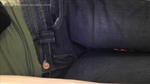 Click to play video Peeing jeans in bed