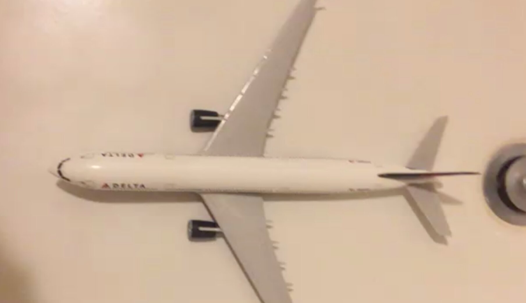 Click to play video Pissing on toy plane
