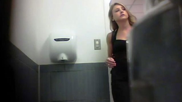 Click to play video Petite Russian girl in a short dress pees in public toilet - pissing porn at ThisVid tube