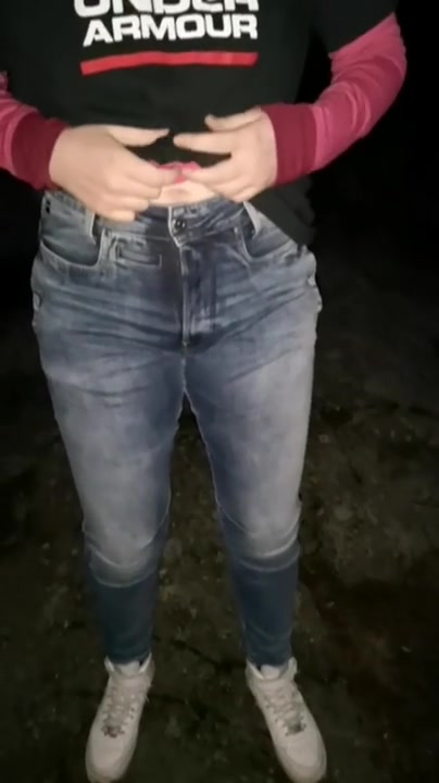 Click to play video Jeans wetting