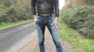 Click to play video Pissing in jeans in public - video 2