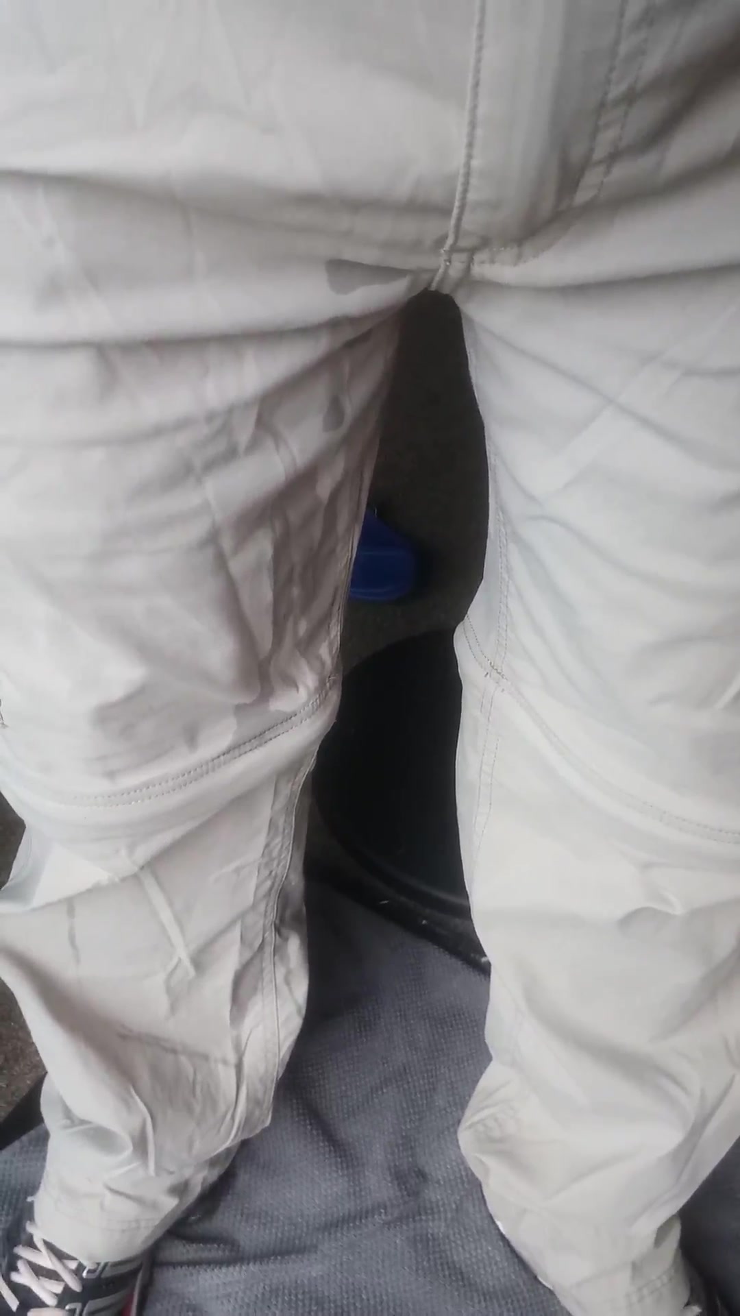 Click to play video Piss khaki cargo pants and Adidas Sneakers