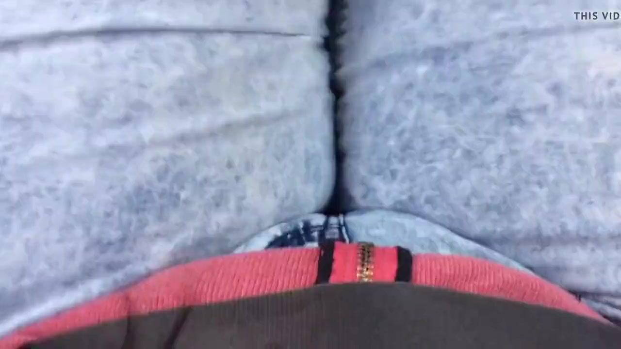 Click to play video Girl peeing her jeans next to car